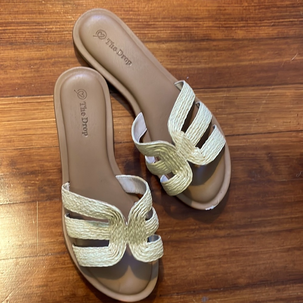 Espadrille sandal slides